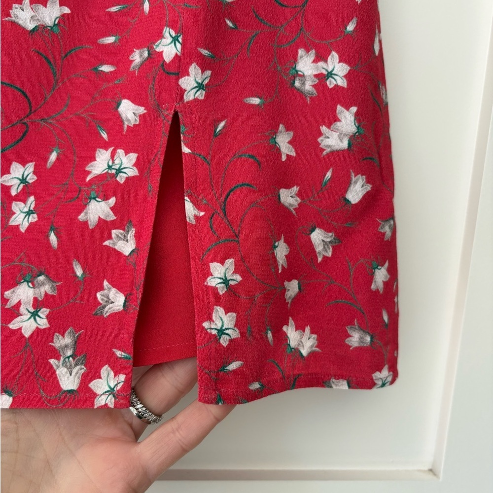 Sunday Best Tatiana Floral A-Line Mini Slit Skirt Size 6 - Picture 4 of 4